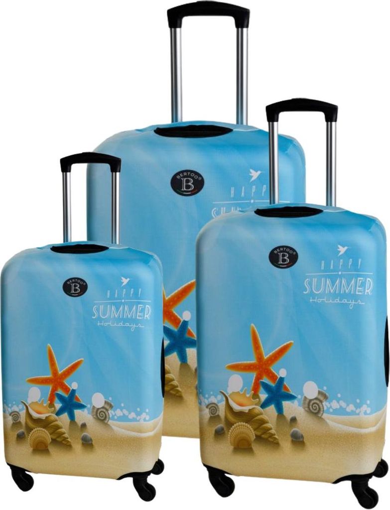 BERTOO Reisekofferhülle - Sea Set 3-teilig (M, L, XXL)