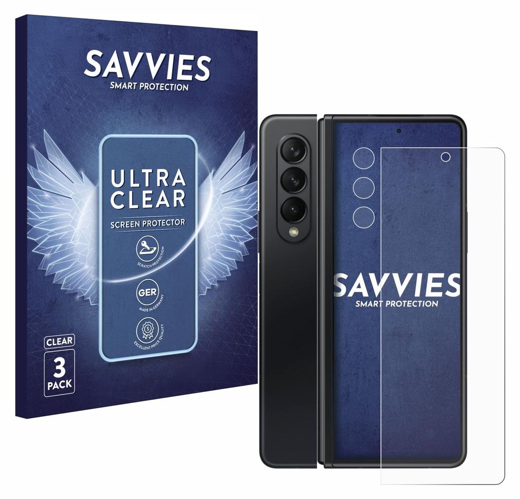 A product shot featuring a smartphone screen protector and its packaging.