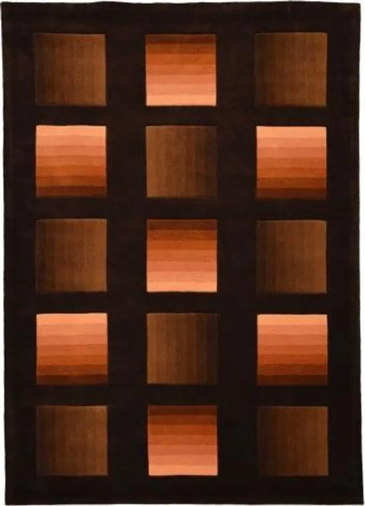 Tapis de chambre Casablanca 140x200 cm naturel or pour votre déco