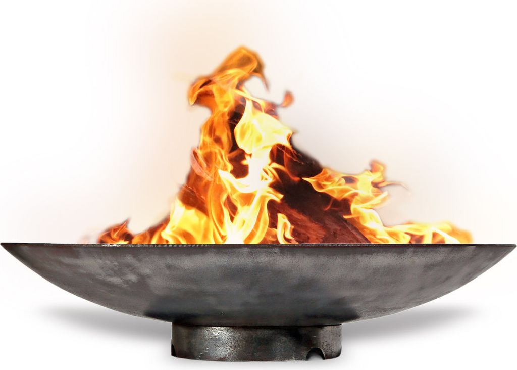 CLGarden Feuerschale Cortenstahl 60 cm rund Garten Feuerstelle CF60 klein robust 2,5 mm Corten Stahl Metall