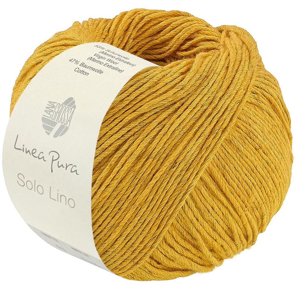 Lana Grossa - Solo Lino 0079 gelb Produktbild 