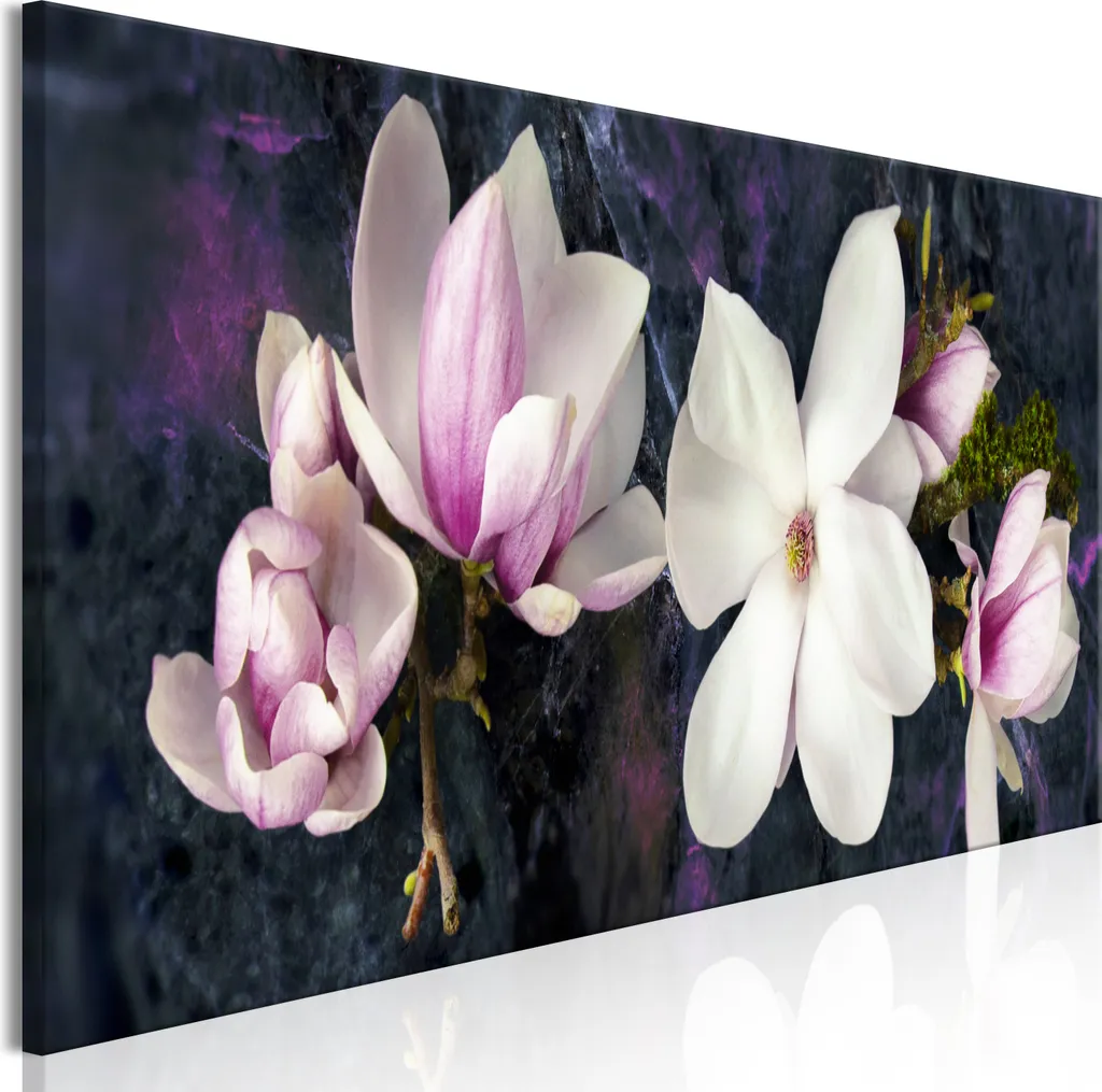 Stampa su Tela Magnolia Violetta 90x30 cm | Qualità e Convenienza