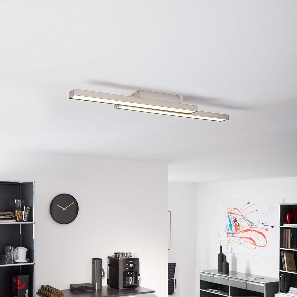 Brilliant Smart LED Deckenleuchte Sword Eisen 2 x 14W Produktbild 