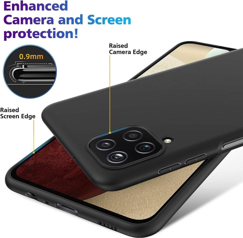 Silikonowe etui na telefon Samsung Galaxy A12 / M12 Zdjęcie produktu 3