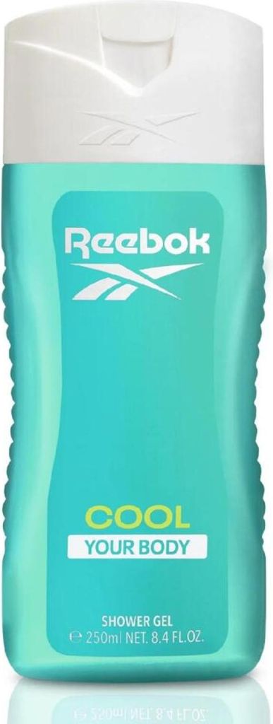 Reebok Duschgel Cool Your Body 250ml Körperpflege Haare Damen Frauen Body Bad