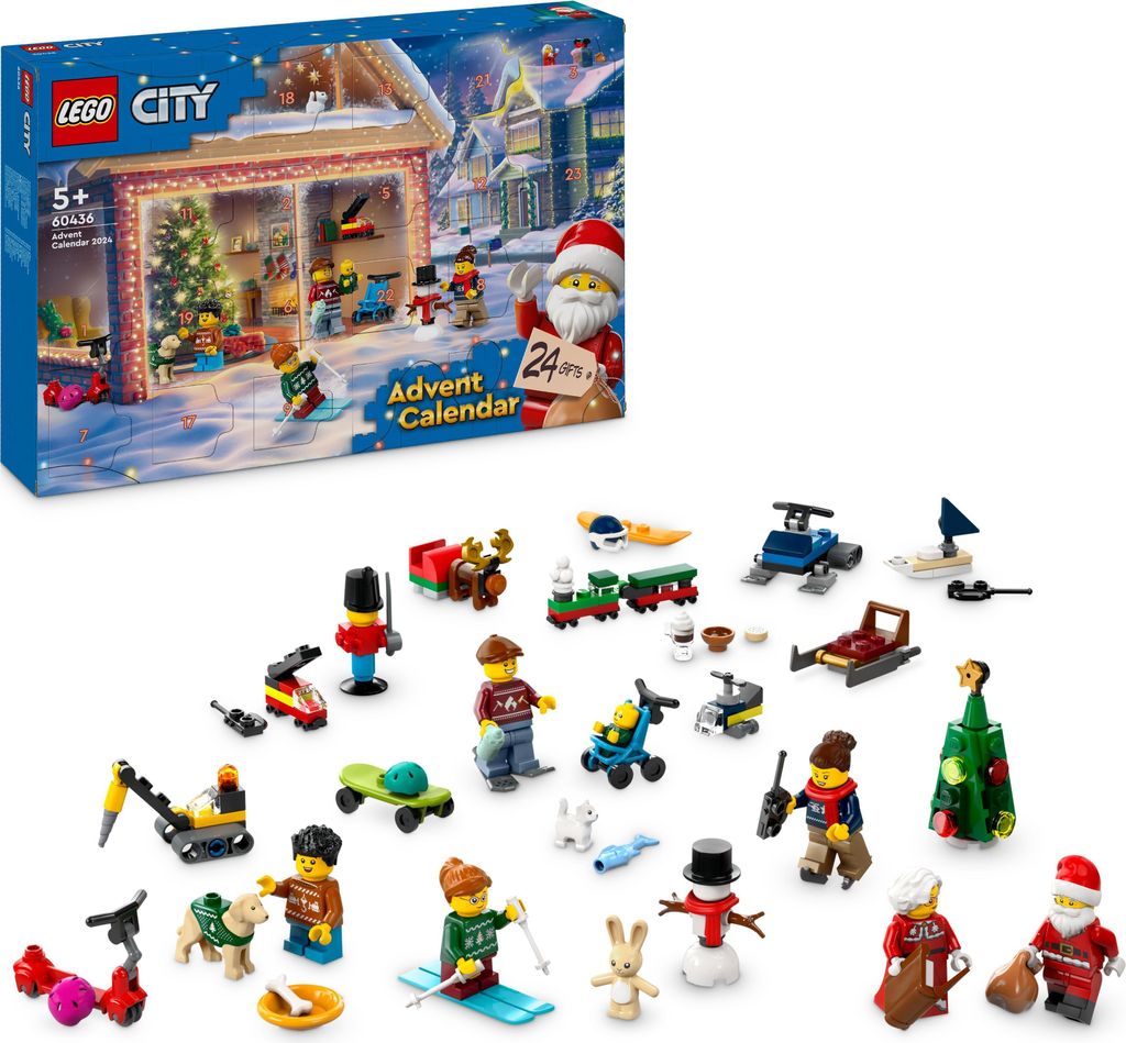 LEGO City Adventskalender 2024, Adventsgeschenk für Kinder Produktbild 1