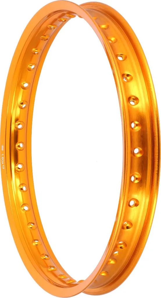 Jante 1,6x17 orange anodisé ultra résistante pour Simson S53 S83