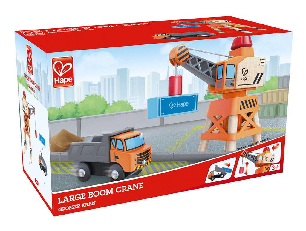 Hape Großer Kran mit Kipplaster E3715