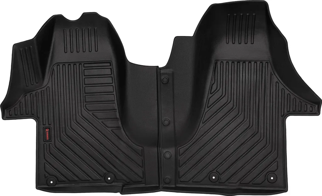 Set Tappetini 3D in Gomma per VW T5 2003-2015 Bordo Alto 2 pezzi - 1