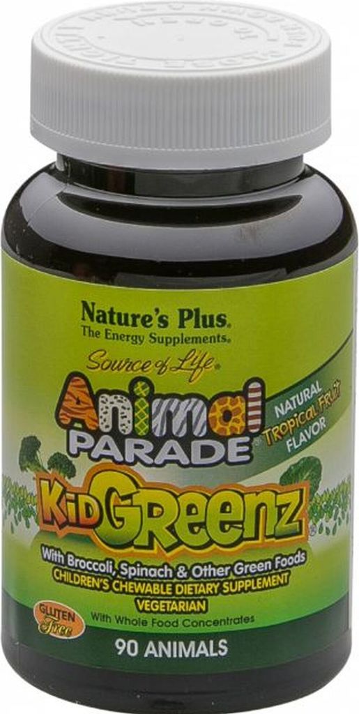 Natures Plus Source of Life Animal Parade Kidgreenz- 90 Lutschtabl.
