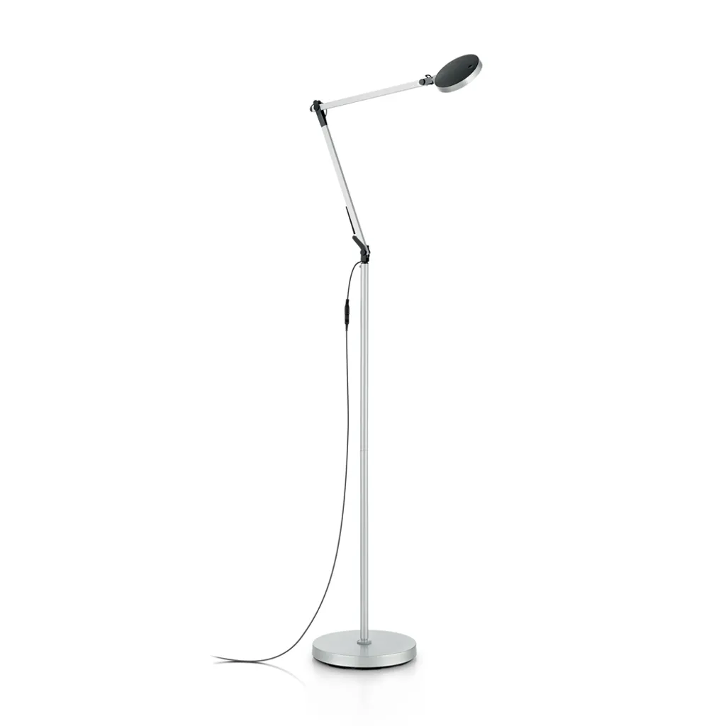Fini la fatigue visuelle avec le lampadaire LED Futura Ideal Lux en aluminium