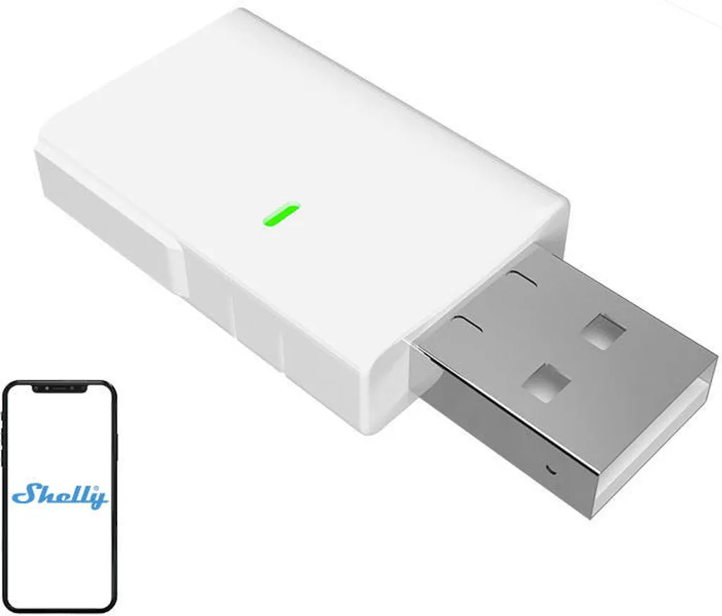 Shelly BLU Gateway Gen3 - Dongle USB Domotica Bluetooth & WiFi