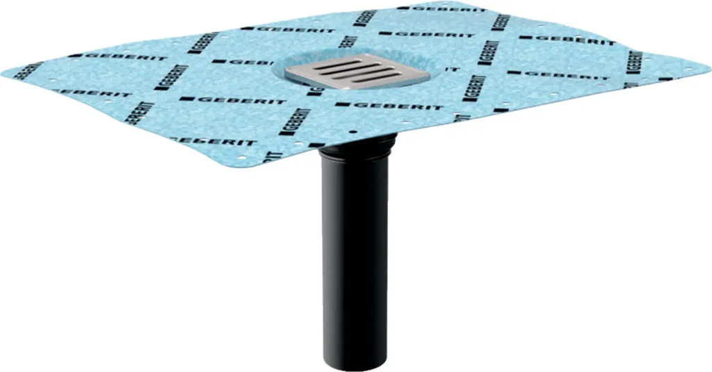 Geberit Crossfloor d50 Scarico a Pavimento Senza Sifone 154.053.00.1
