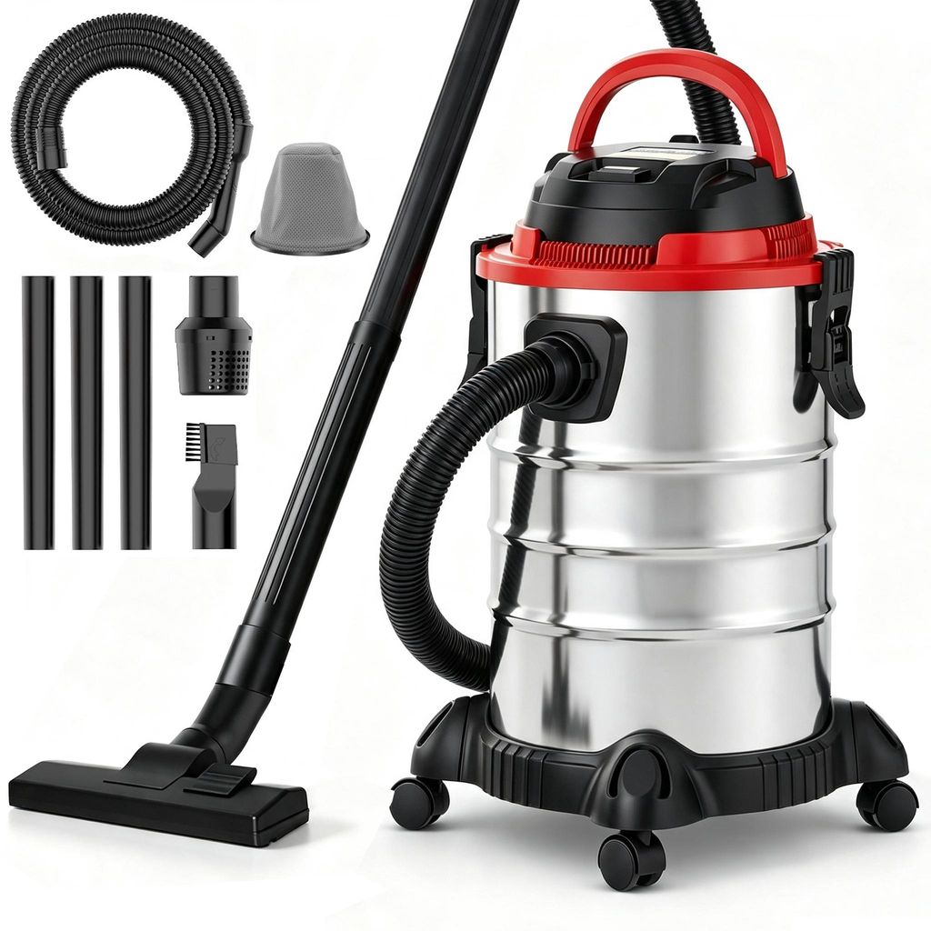 Industriestaubsauger, 3000W Nass Trocken Sauger Produktbild 