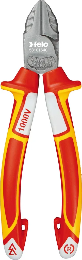 Pince coupante diagonale Felo VDE 180mm - Outillage isolé 1000V expert