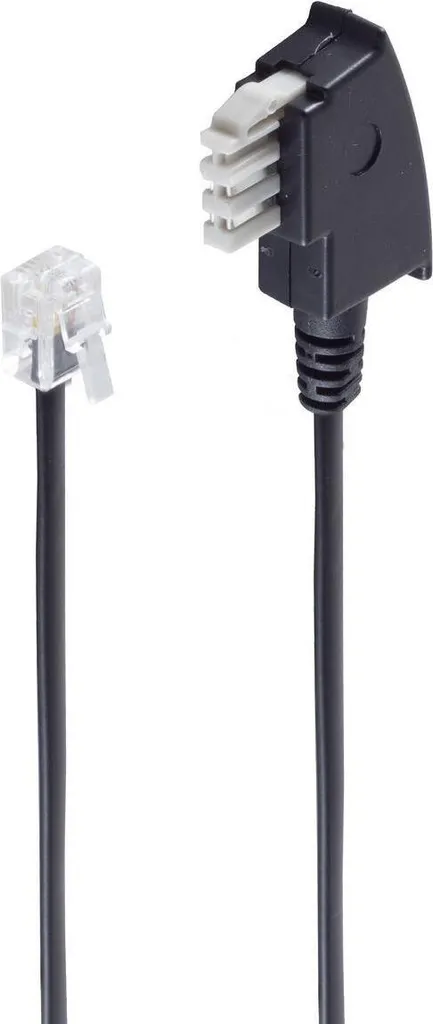shiverpeaks BASIC-S cavo telefonico nero 3,0 m - 1