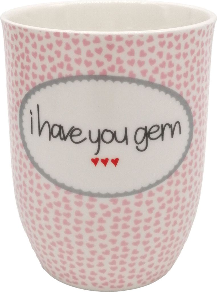 Tasse mit Henkel "i have you gern"