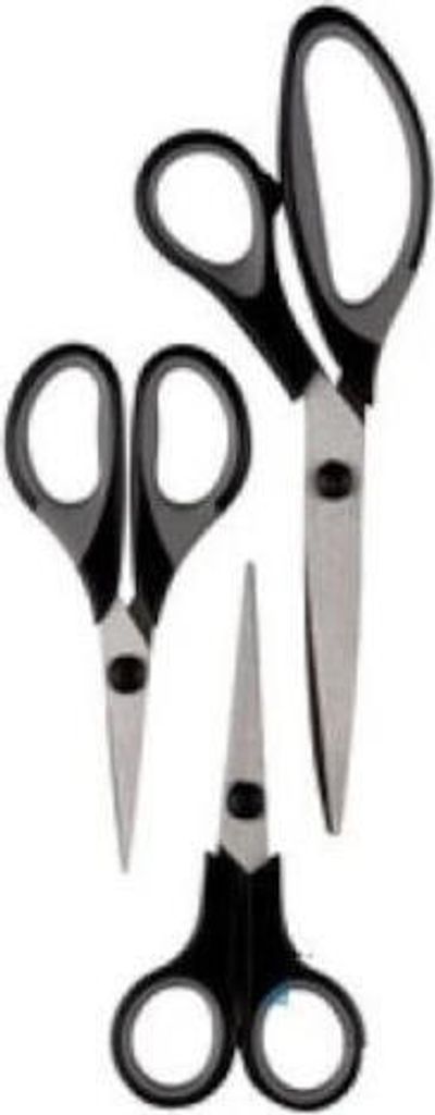 Scherenset 3 Teile Easy Grip Vielzweckschere Produktbild 