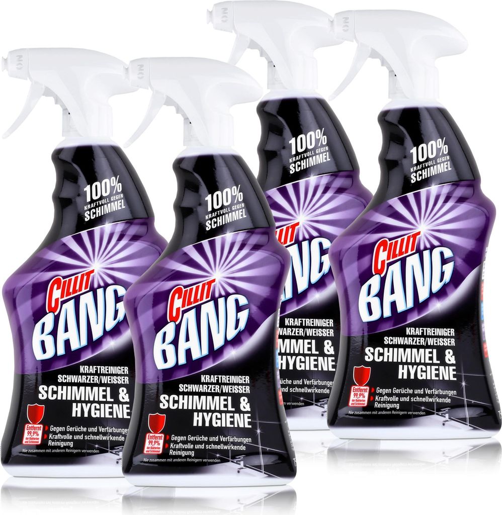 Cillit Bang Kraftreiniger Schimmel & Hygiene 750ml (4er Produktbild 