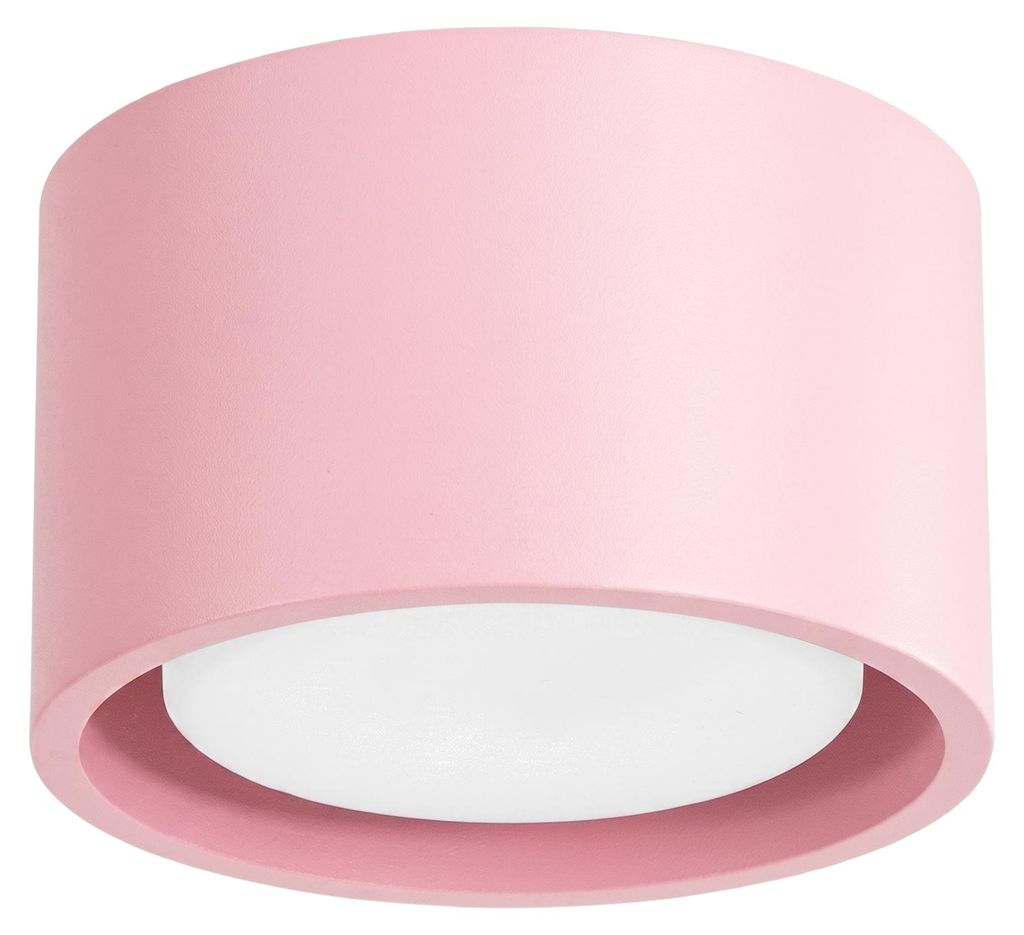 Plafond MODO 1 rosa Gx53 1xGx53 10W Aluminium 6x10x10cm Produktbild 