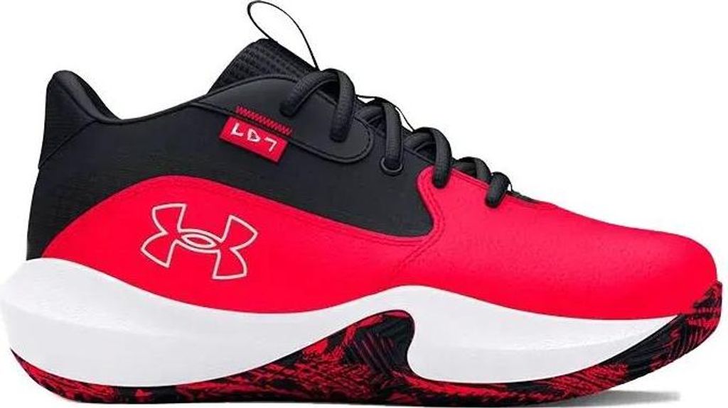 Under Armour Ua Ps Lockdown 7 - red, Größe:3b