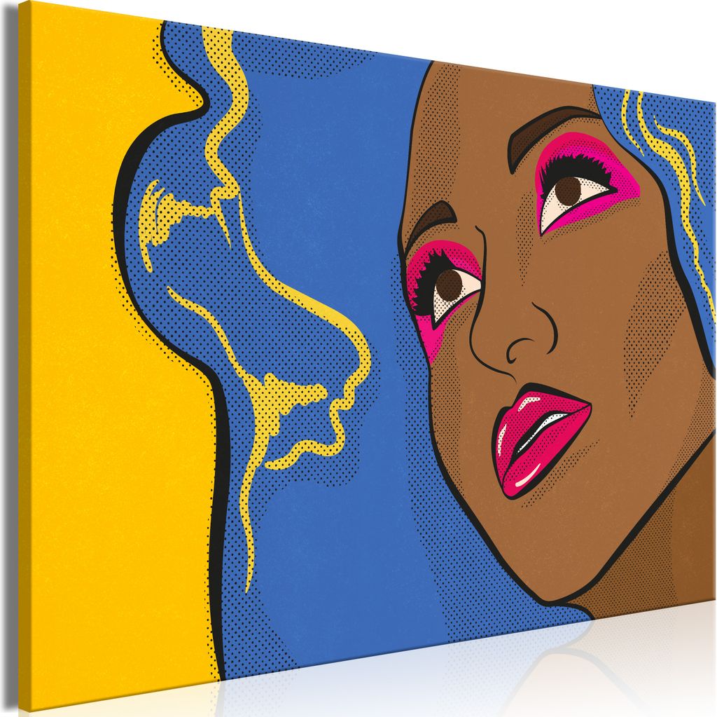 Vlies Leinwandbild - Surprised Eliza (1 Part) Wide 30x20 cm Menschen h-A-0205-b-a