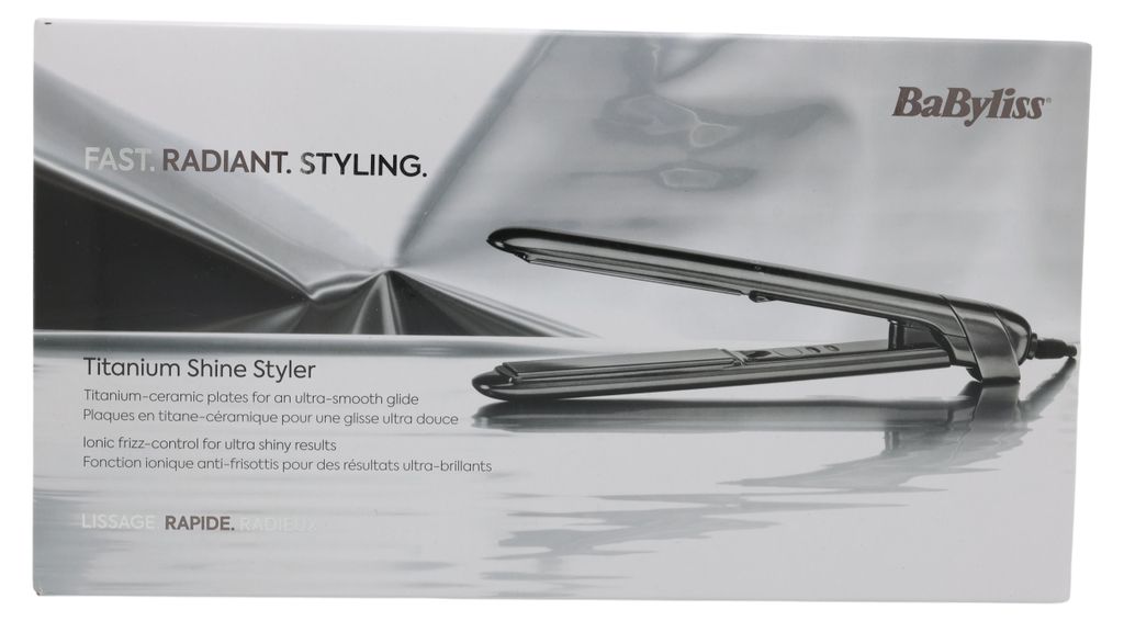 BaByliss Titanium Shine ST620E, Prostownica, Ciepły, Zdjęcie produktu 