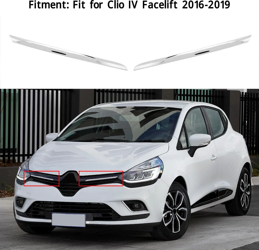 Kit Rénovation Calandre Chrome pour Renault Clio 4 Facelift 2016-2019 - 4