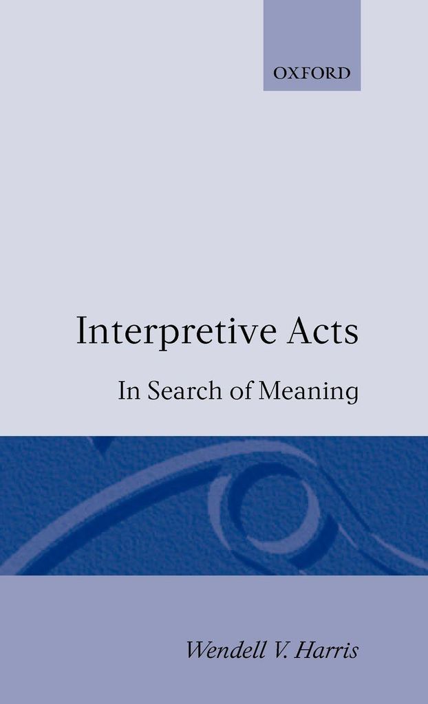 Interpretive Acts