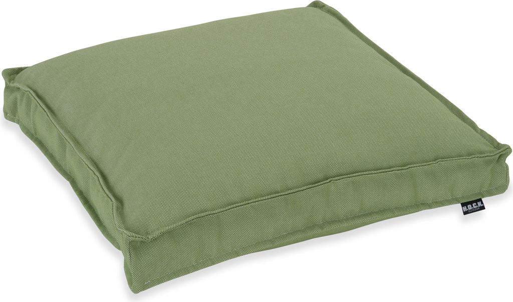 H.O.C.K. Caribe Outdoor Sitzkissen CLOU 50x50x5cm pistazie bosque col. 01