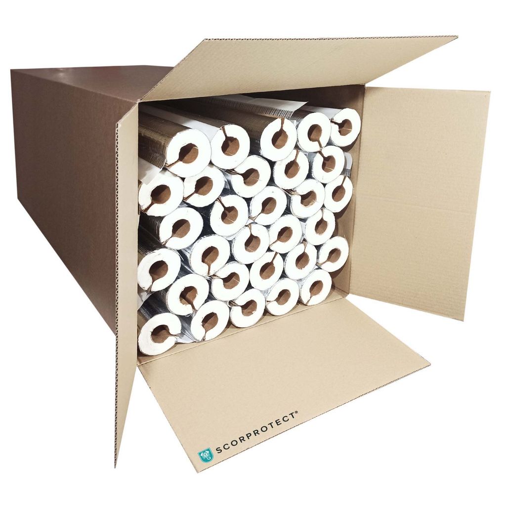 Scorprotect® voller Karton Alu PUR Rohrschale / Produktbild 