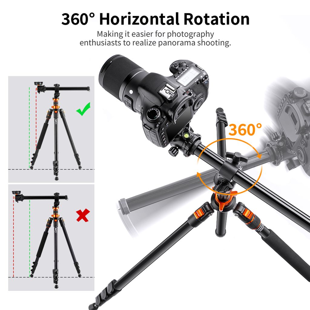 K&F CONCEPT S210 2M/78,7 palce Profesionální fotografický Obrázek produktu 4