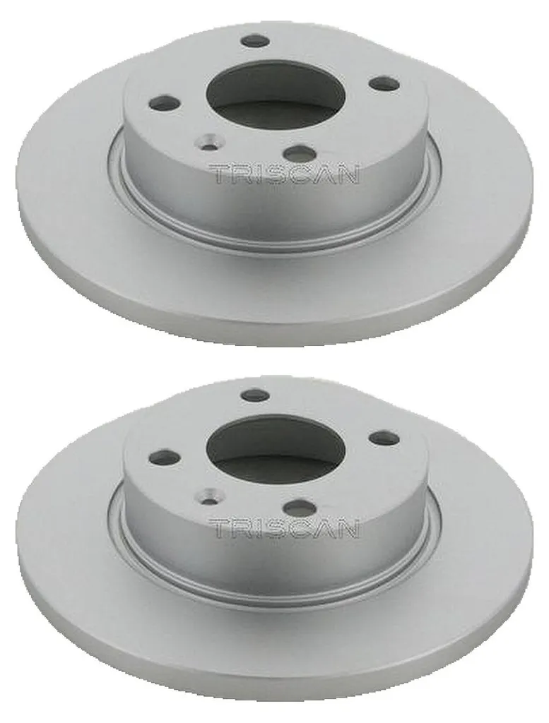 2 disques de frein TRISCAN Ø 236 mm pour SKODA FAVORIT haute précision