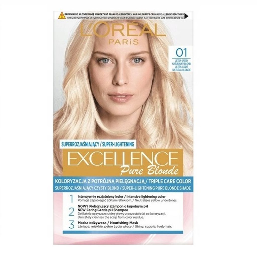 L'Oreal Paris Excellence Creme Farba 01 Super Jasny Blond Zdjęcie produktu 