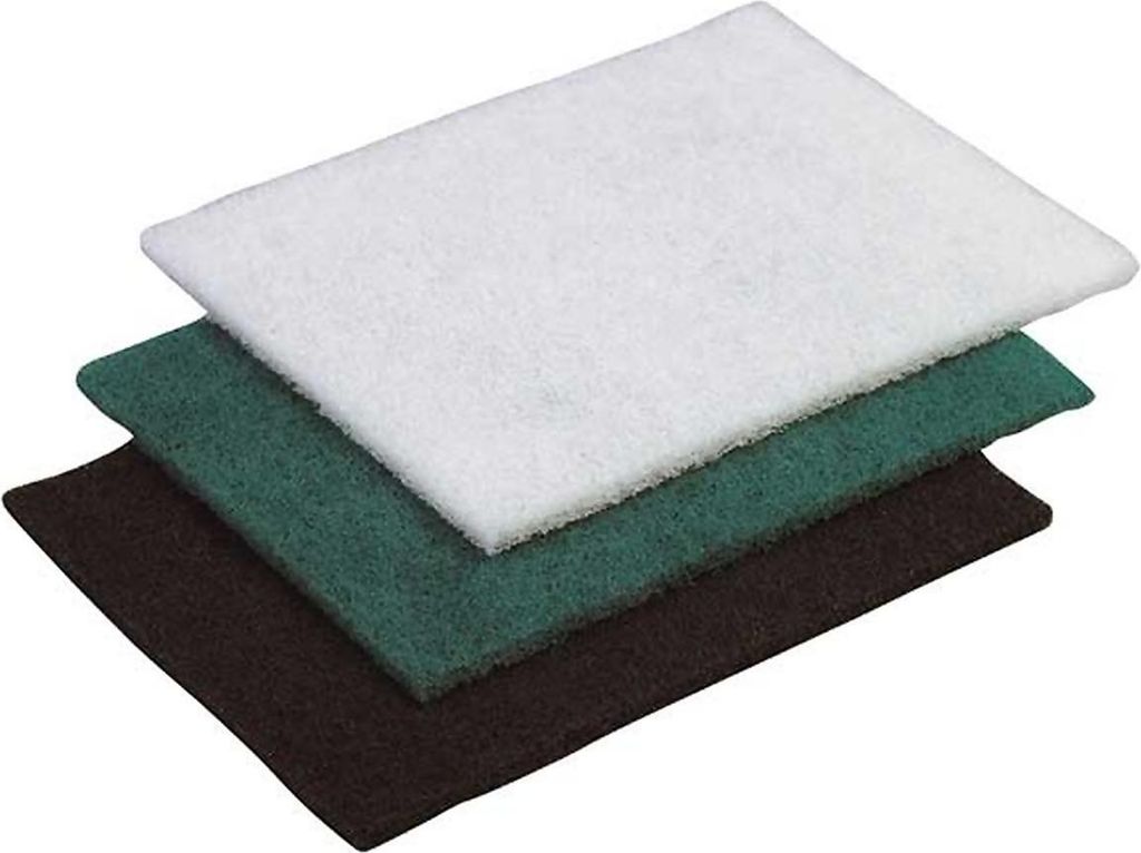Vileda Professional Handpad grün "Strong" für Padhalter - 12 x 26 cm | Packung (10 Stück)