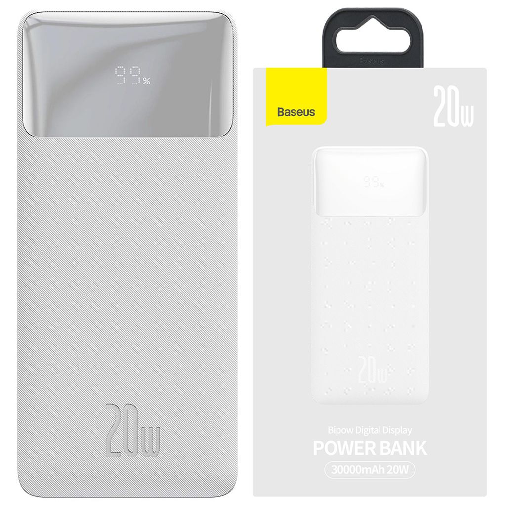 Baseus Bipow Powerbank Z Szybkim Ładowaniem 30000Mah 20W Zdjęcie produktu 