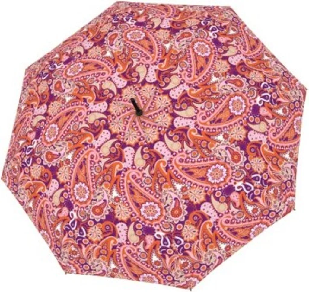 Doppler Ombrello Bastone Fiber Flex AC 101cm Paisley Berry