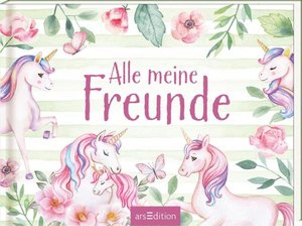 Alle meine Freunde - Einhorn Produktbild 