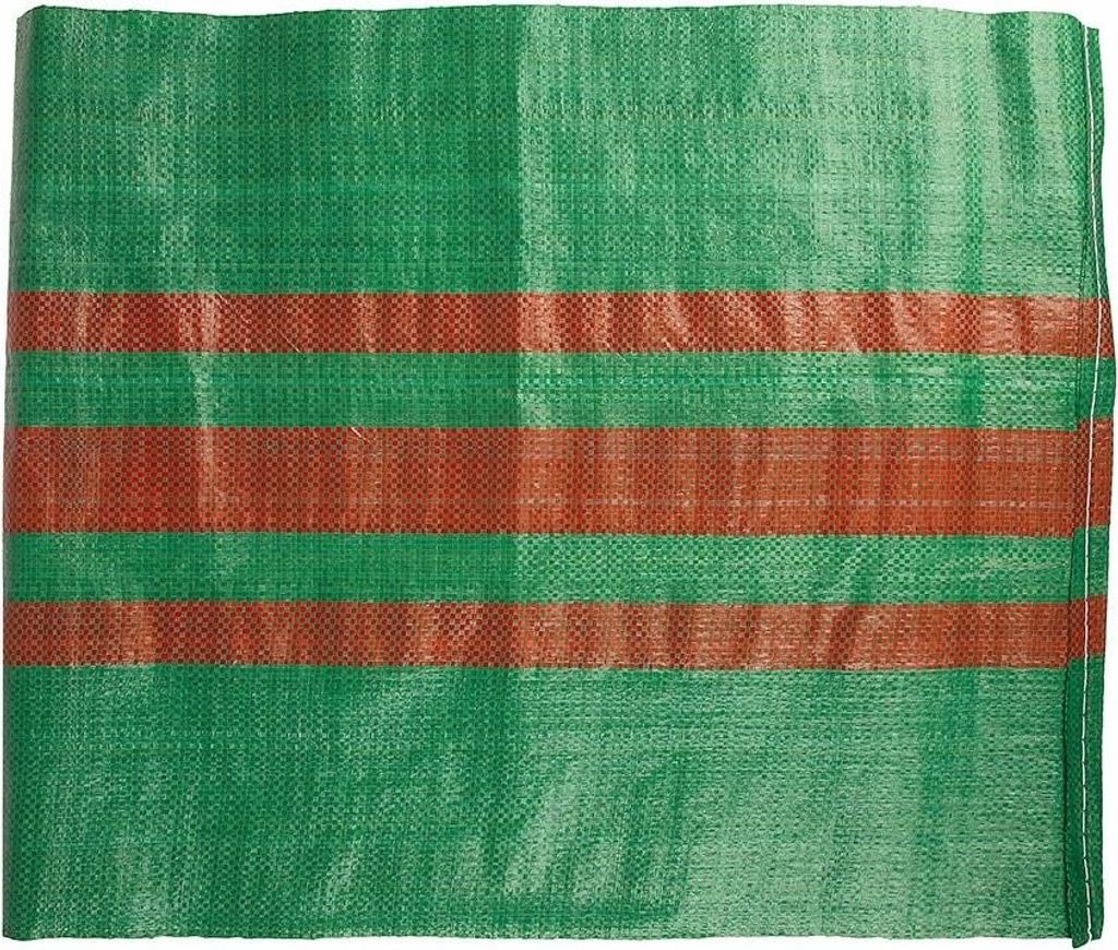 Säcke für Getreide, Futter, Kohle, Schutt, 65 x 105, Grün, 50 kg, 10 Stück