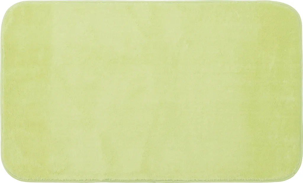 Tapis de bain Rio 50x70 cm Vert Citron - Microfibre Premium Antidérapante