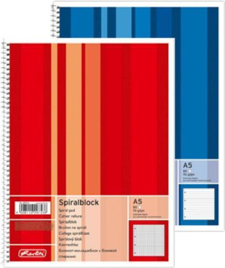 Herlitz blok kroužkový s boční spirálou COLLEGE A4 Obrázek produktu 