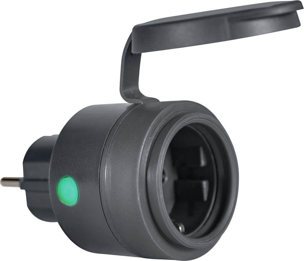 LEDVANCE SMART+ Compact Outdoor Plug, Draußen, Anthrazit, Produktbild 