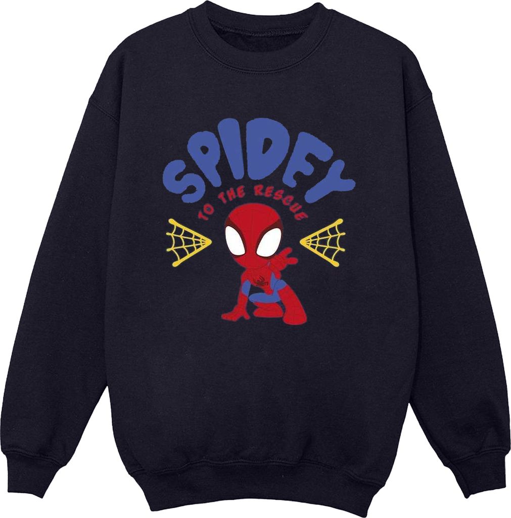 Marvel - "Spidey And His Amazing Friends Rescue" Sweatshirt für Jungen BI33457 (116) (Marineblau)