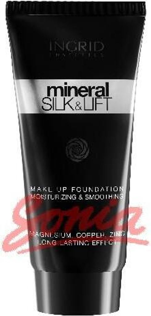 Ingrid Mineral Silk &/ Lift Make Up Feuchtigkeitsspendende und glättende Foundation 280 Helles Elfenbein, 30ml