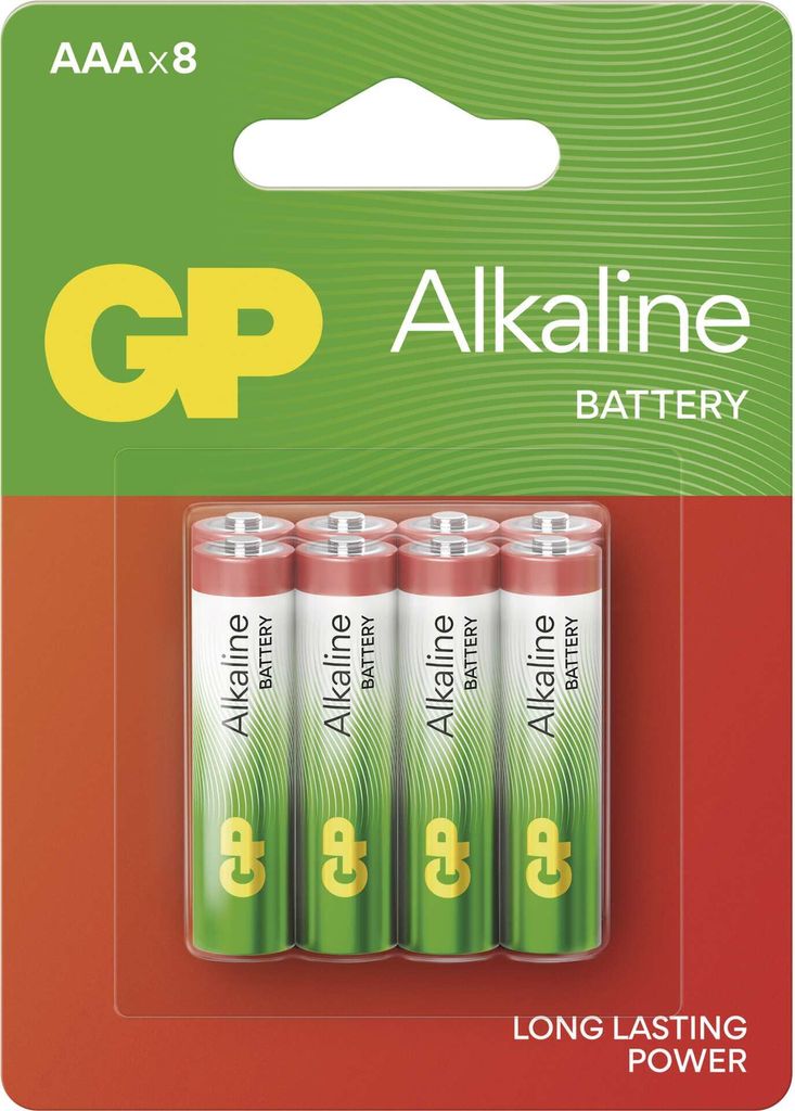 8 GP Batterien Long Lasting Power Mignon AAA 1,5 V