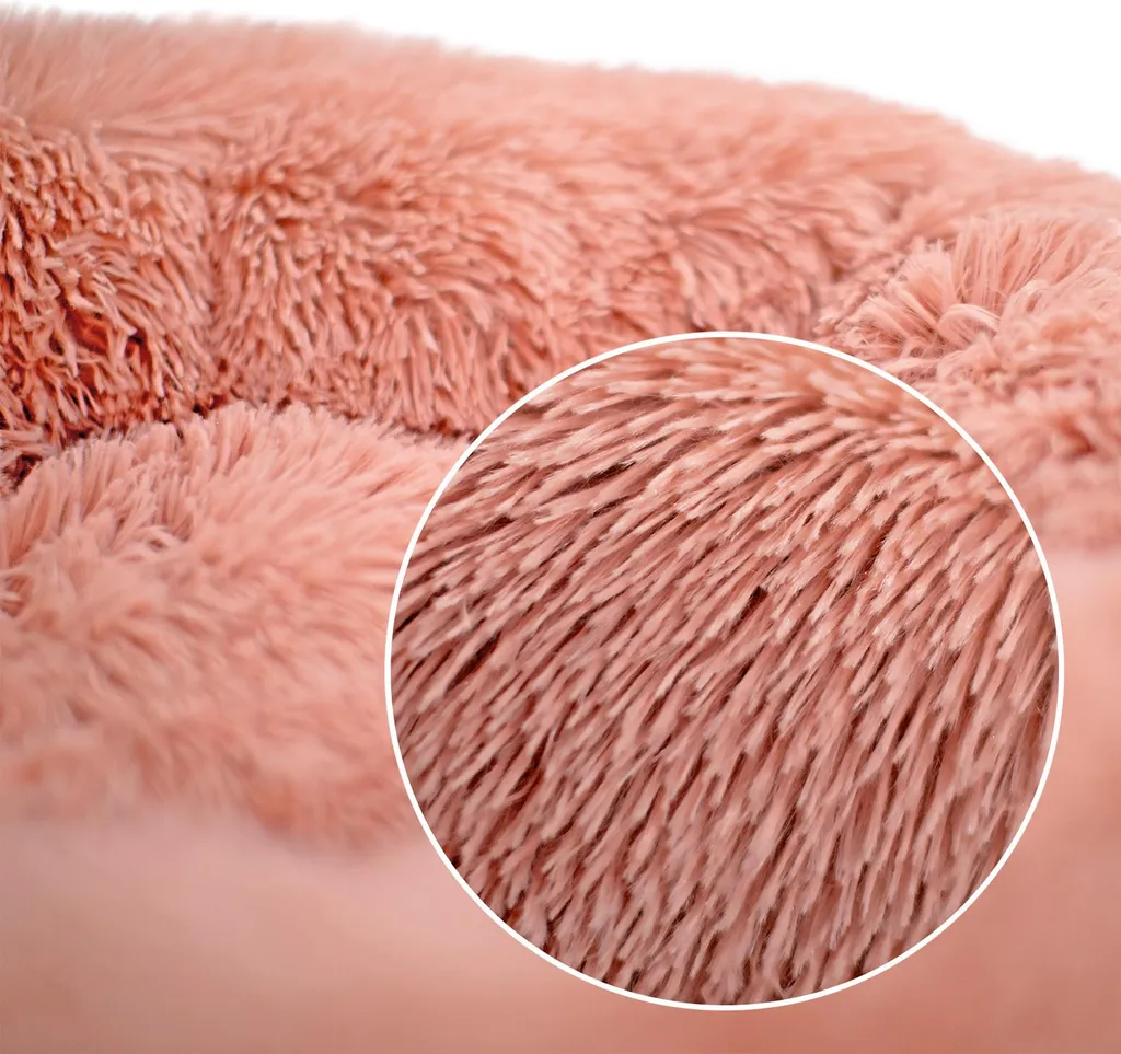 Lionto Letto Cani Design Rosa 120cm: Elegante Cuccia Peluche XL - 4