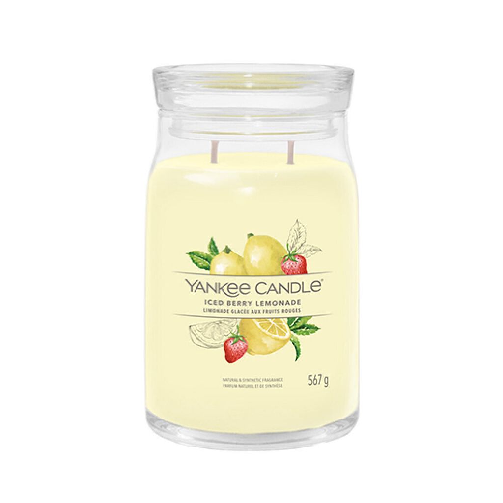 Yankee Candle Iced Berry Lemonade, Zylinder, Gelb, Produktbild 