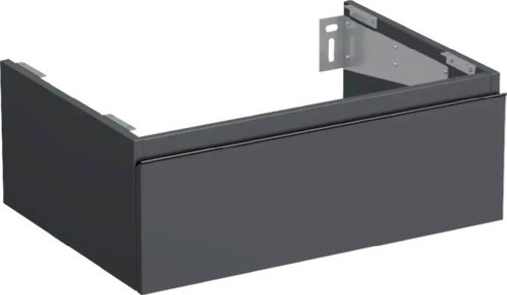 Jungborn Waschtischunterschrank TRENTA BxHxT 70 x 26 x 49,8 cm Frontfarbe anthrazit matt TRE DESK SS 70 1Z B A3396