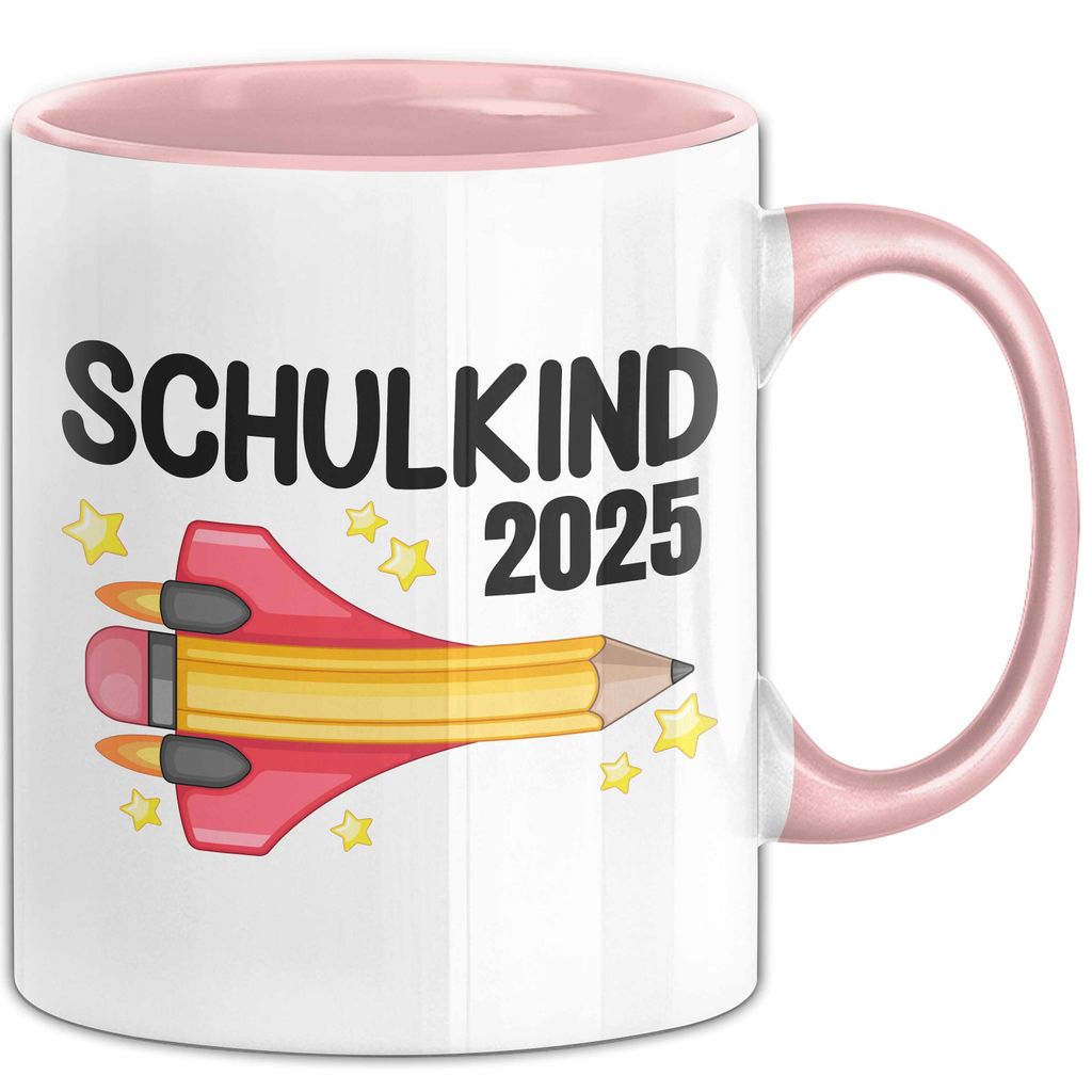 Trendation - Einschulung Junge Mädchen Geschenk Schultüte Füllung Tasse Schulstart 1. Schultag Schuleinführung Schulanfang Geschenkidee Schulki...