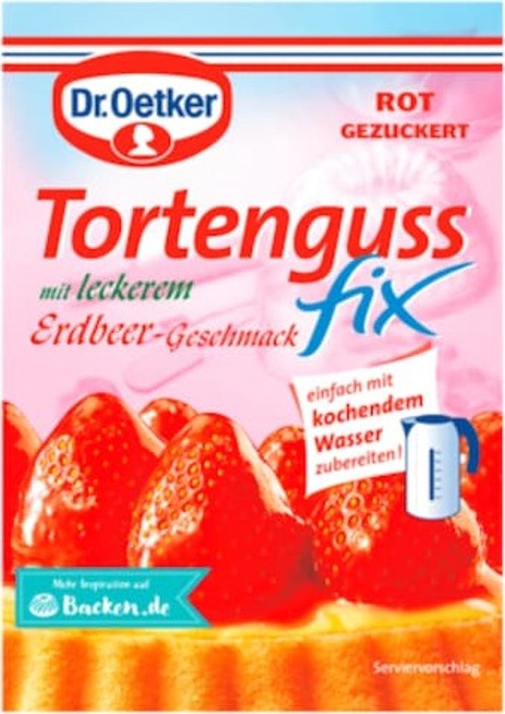 Oetker Tortenguss fix Erdbeer 0,05 Kg